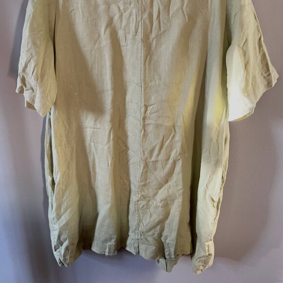 EUC Everlane Linen Workwear Dress - Leek - Size XL - Picture 5 of 13